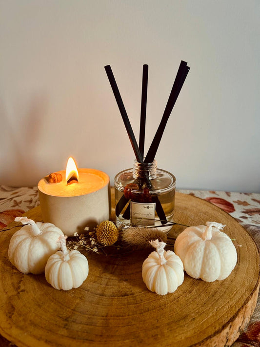 Set of Pumpkin Candles