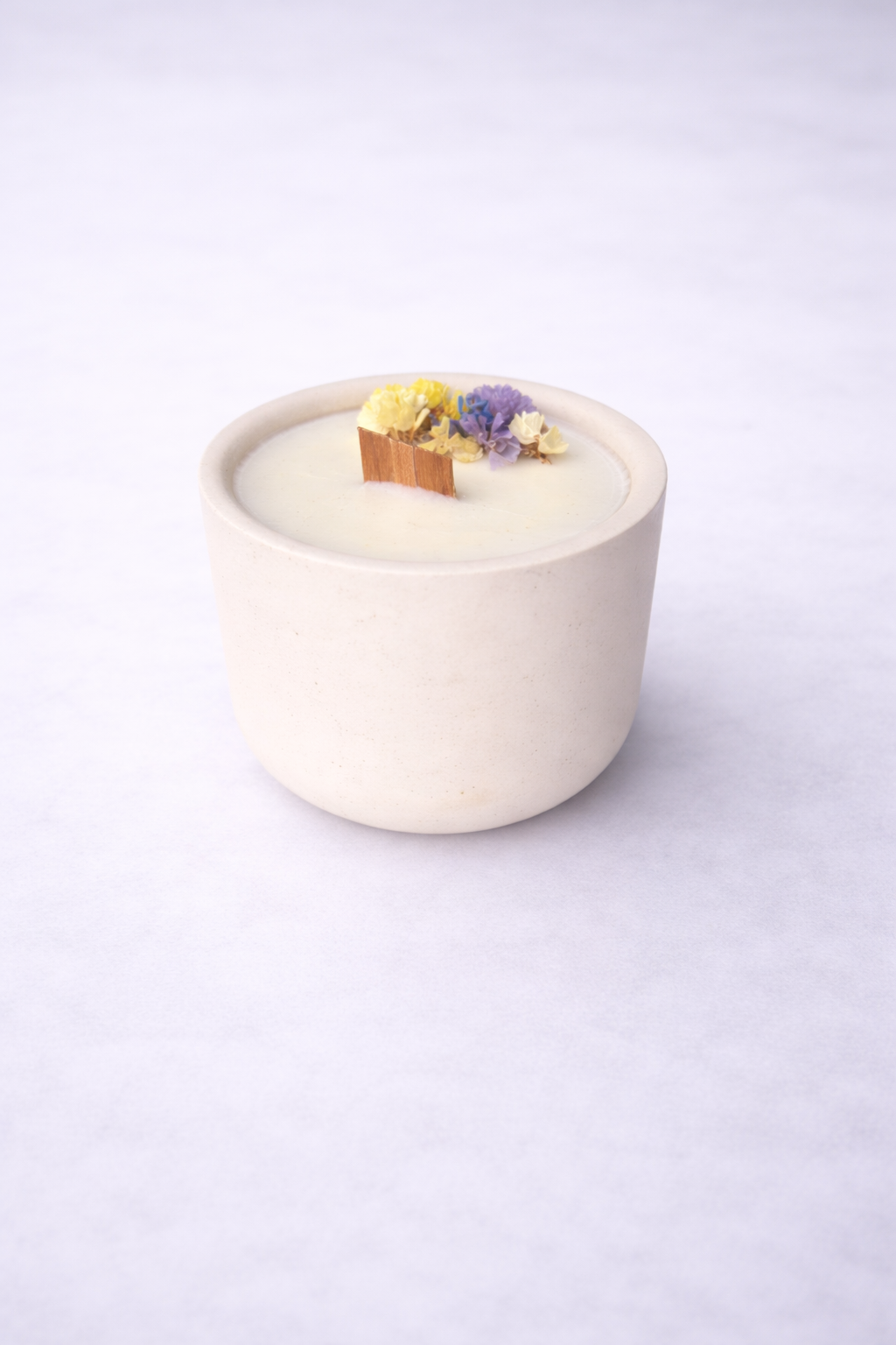 Large 220g Hand-Poured Candle in a Handmade Pot