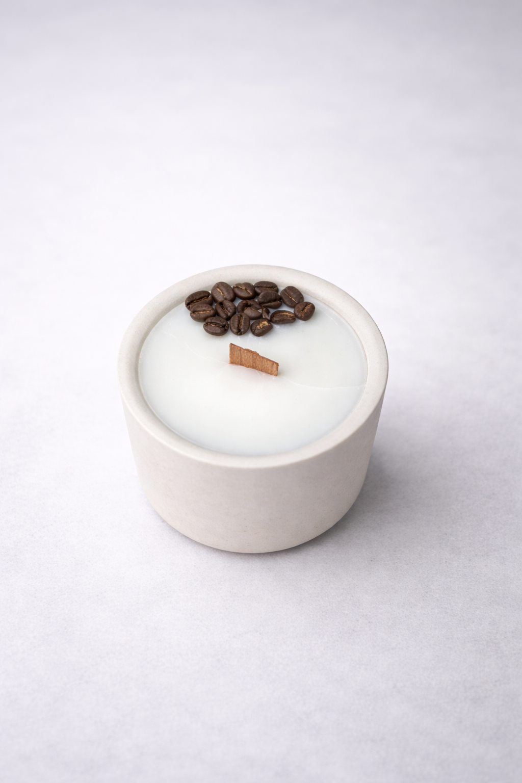 Small 120g Hand-Poured Candle in a Handmade Pot