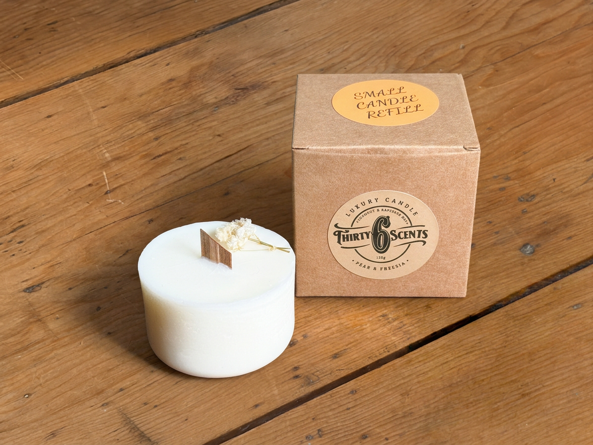 Small 120g Hand-Poured Candle Refill - POT NOT INCLUDED